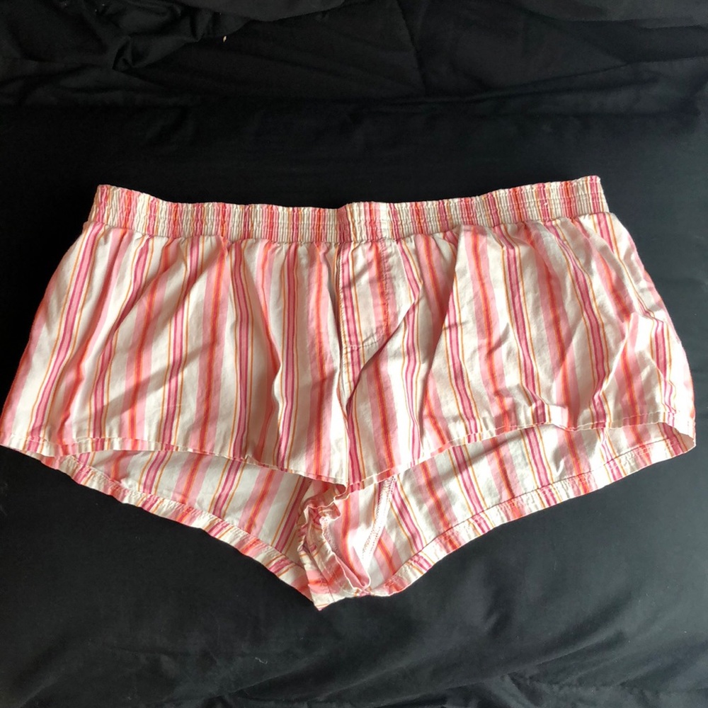 Striped Comfy Pajama Shorts